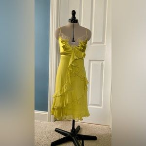 Karen Millen Cascade Silk Cocktail Dress